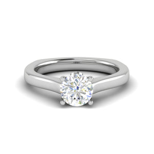 0.50 cts Solitaire Platinum Ring JL PT RS RD 146   Jewelove.US