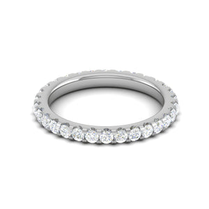 Platinum Ring With Diamonds for Women JL PT ET RD 113   Jewelove.US