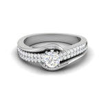 Load image into Gallery viewer, 0.30cts Solitaire Diamond Split Shank Platinum Ring JL PT JRW1562MM   Jewelove.US
