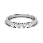 Load image into Gallery viewer, 10 Pointer  Diamond Platinum Ring for Women JL PT WB RD 136  VVS-GH Jewelove
