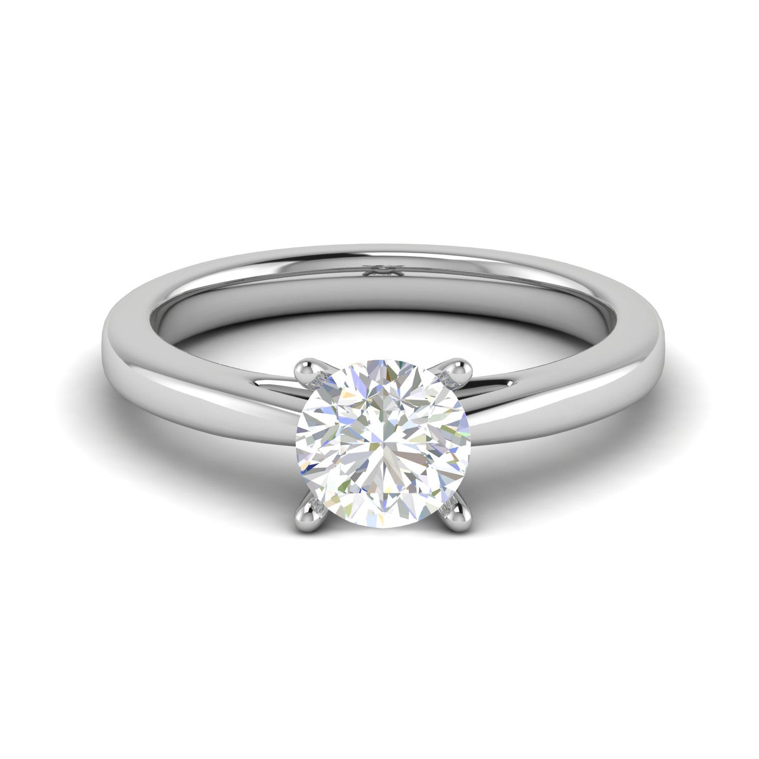 0.50 cts Solitaire Platinum Ring JL PT RS RD 149   Jewelove.US