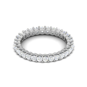 Platinum Ring With Diamonds for Women JL PT ET RD 100   Jewelove.US