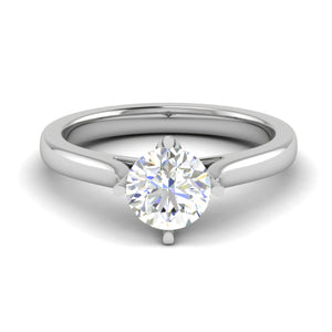 0.50 cts Solitaire Platinum Ring JL PT RS RD 119   Jewelove.US