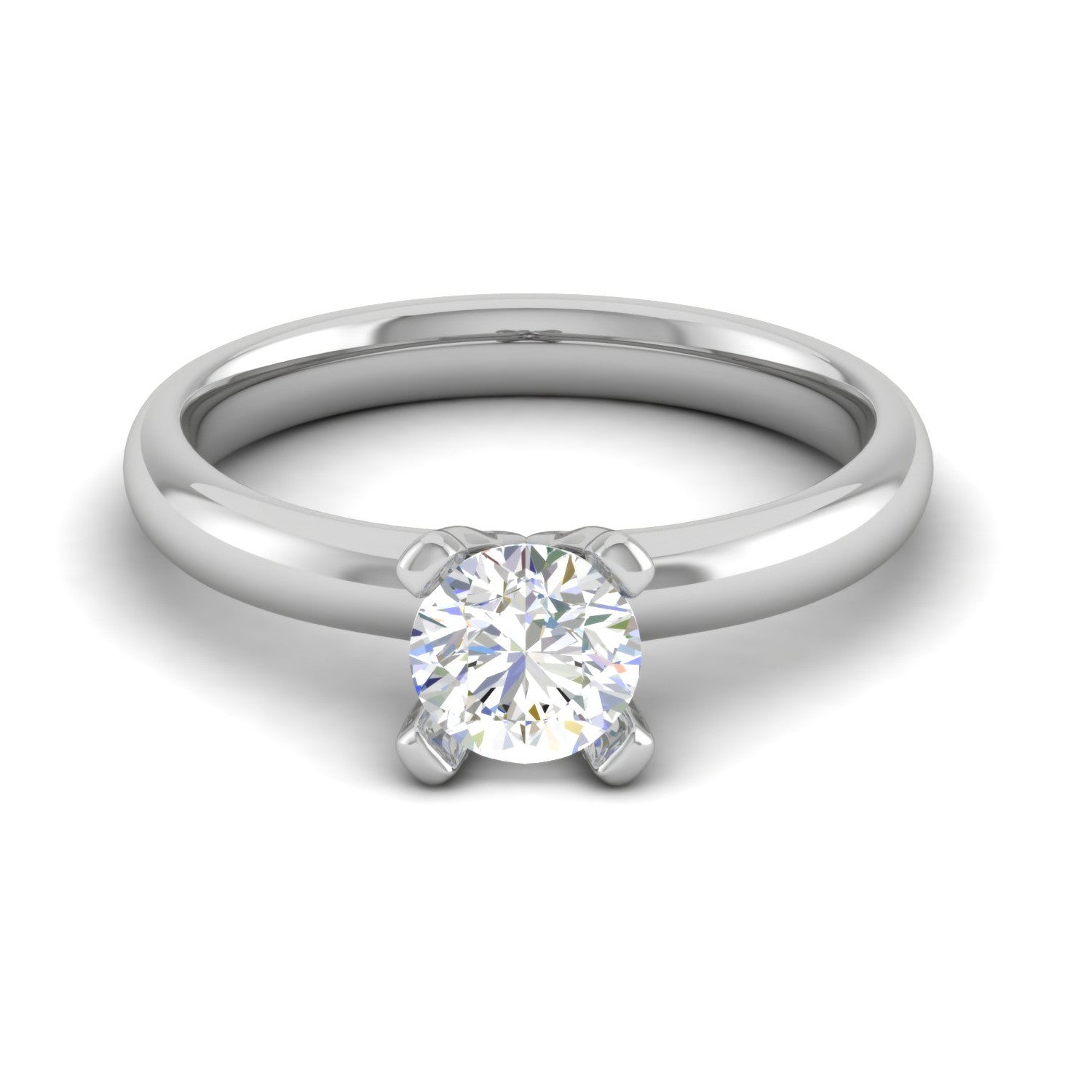 0.50 cts Solitaire Platinum Ring JL PT RS RD 174   Jewelove