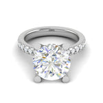 Load image into Gallery viewer, 0.70cts. Solitaire Diamond Shank Platinum Ring JL PT 50974   Jewelove.US
