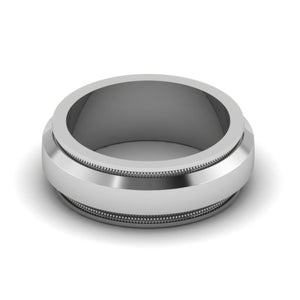 Plain Platinum Ring for Men JL PT MB 137   Jewelove.US