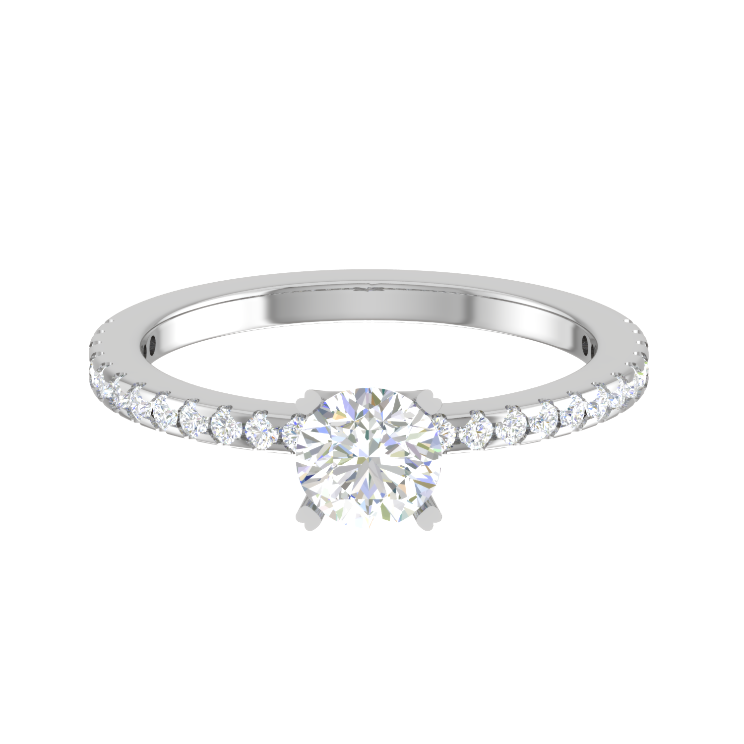 0.50 cts Solitaire Platinum Diamonds Ring JL PT RC RD 260   Jewelove.US