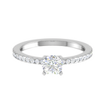 Load image into Gallery viewer, 0.50 cts Solitaire Platinum Diamonds Ring JL PT RC RD 260   Jewelove.US
