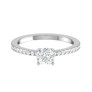 0.50 cts Solitaire Platinum Diamonds Ring JL PT RC RD 260   Jewelove.US