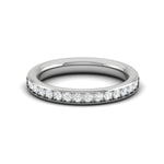 Load image into Gallery viewer, Platinum Half Eternity Diamond Ring for Women JL PT WB RD 131  VVS-GH Jewelove
