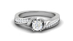 Load image into Gallery viewer, 0.30cts Solitaire Diamond Shank Platinum Ring JL PT JRW1557MM   Jewelove.US
