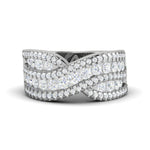 Load image into Gallery viewer, Designer Platinum Diamond Ring for Women JL PT WB6029  VVS-GH Jewelove
