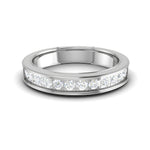 Load image into Gallery viewer, Diamond Half Eternity Platinum Ring for Women JL PT WB RD 143  VVS-GH Jewelove
