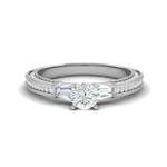 Load image into Gallery viewer, 0.50 cts Solitaire Diamond Split Shank Platinum Ring JL PT RP RD 167   Jewelove.US
