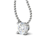 Load image into Gallery viewer, 0.50 cts. Platinum Solitaire Pendant for Women JL PT P SP RD 100   Jewelove.US
