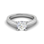 Load image into Gallery viewer, 0.50 cts Solitaire Platinum Ring JL PT RS RD 135   Jewelove.US
