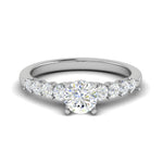 Load image into Gallery viewer, 0.50 cts Solitaire Diamond Shank Platinum Ring JL RC RD 258   Jewelove.US
