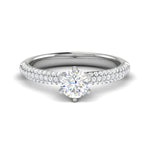 Load image into Gallery viewer, 0.50 cts Solitaire Split Shank Diamond Platinum Ring JL PT RP RD 193   Jewelove.US
