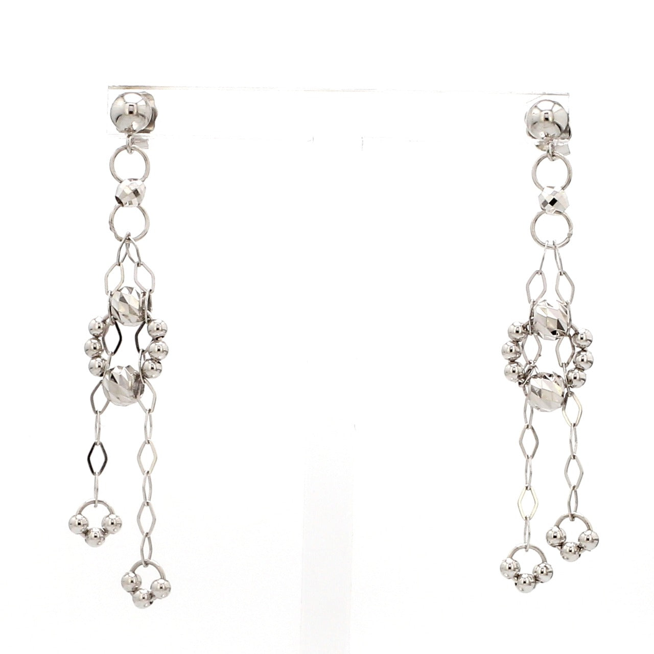 Japanese Platinum Earrings for Women JL PT E 303   Jewelove.US