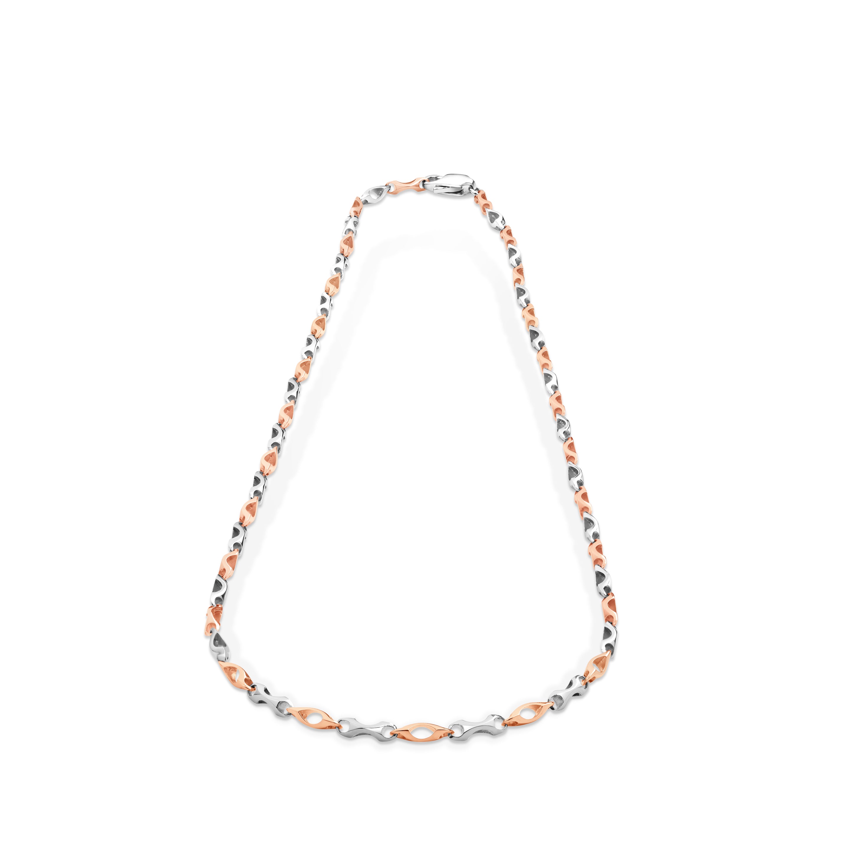 Men of Platinum | Pt + Rose Gold Chain for Men JL PT CH 1010   Jewelove.US