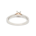 Load image into Gallery viewer, Platinum Rose Gold Solitaire Mounting JL PT 1138-M   Jewelove.US
