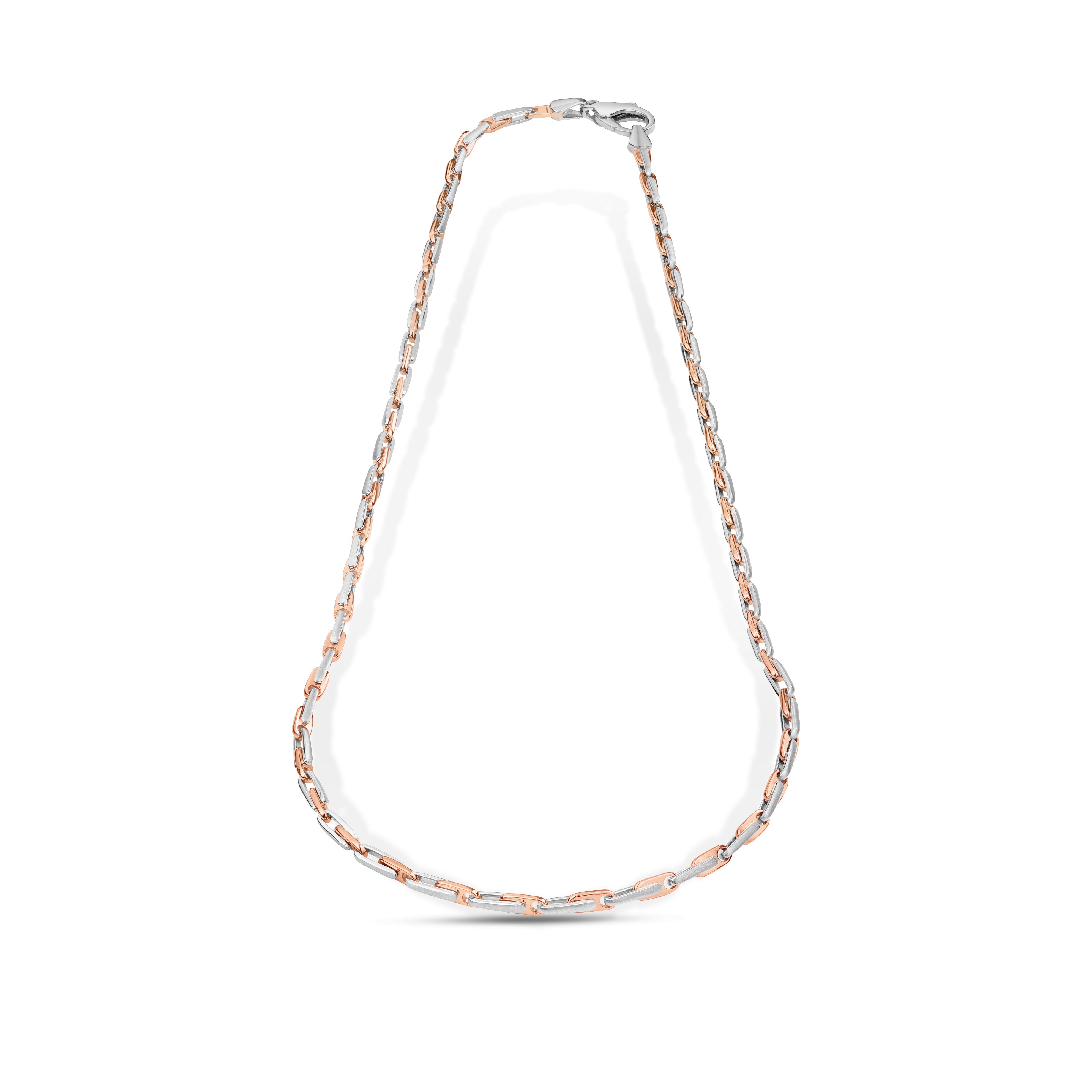 Men of Platinum | Pt + Rose Gold Chain for Men JL PT CH 1013   Jewelove.US