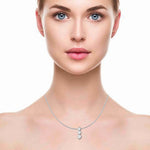 Load image into Gallery viewer, Platinum Triple Diamond Pendant for Women JL PT P P3 RD 100   Jewelove.US
