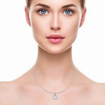 Load image into Gallery viewer, Designer Platinum with Diamond Solitaire Pendant JL PT PF RD 110   Jewelove.US
