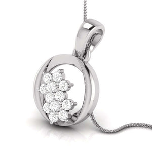 Platinum Diamond Pendant Set JL PT P BT 74-H   Jewelove.US