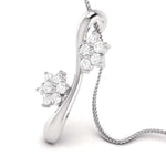 Load image into Gallery viewer, Platinum Diamond Pendant Set JL PT P BT 75-E  Pendant Jewelove.US
