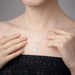 Load image into Gallery viewer, Platinum Diamond Pendant Set JL PT P BT 75-E   Jewelove.US
