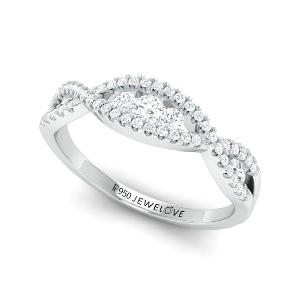 Black & White Diamond Infinity Ring | Harry Ritchie's