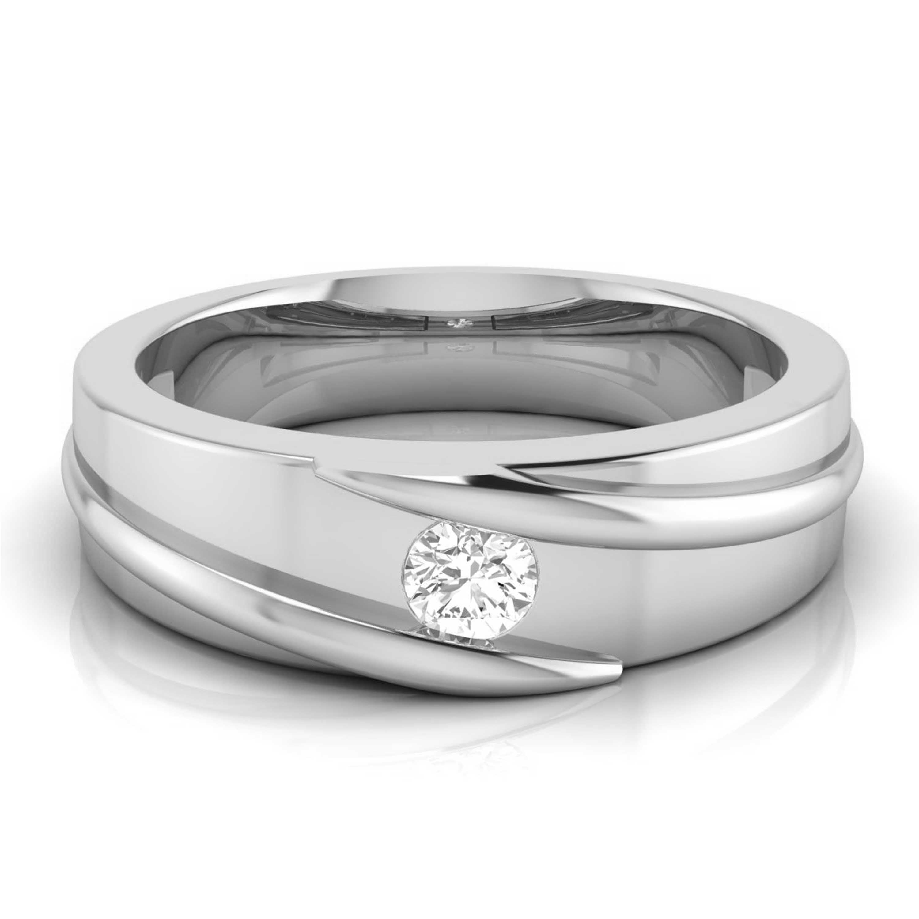 Platinum Diamond Couple Love Bands JL PT B-27   Jewelove.US