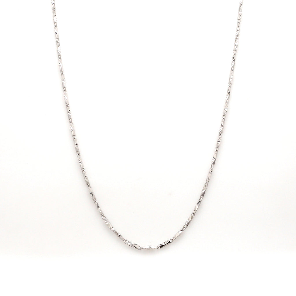 Japanese Textured Platinum Chain for Women JL PT CH 977   Jewelove.US