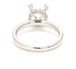 Load image into Gallery viewer, Platinum Solitaire Semi-Mounting Ring for Women   Jewelove.US
