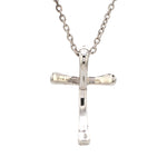 Load image into Gallery viewer, Single Diamond Platinum Cross Pendant JL PT P 308   Jewelove
