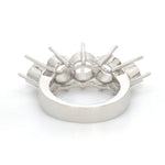 Load image into Gallery viewer, 5 Stone Platinum Mounting Ring JL PT 1219-M   Jewelove.US
