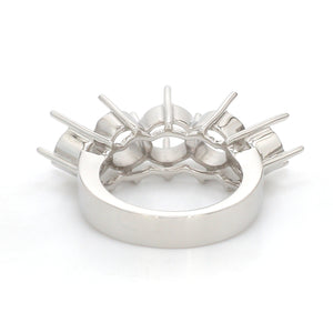 5 Stone Platinum Mounting Ring JL PT 1219-M   Jewelove.US