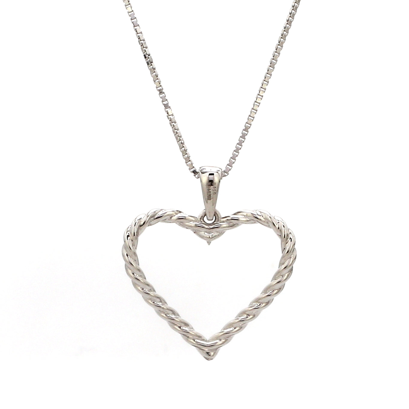 Platinum Heart Pendant for Women JL PT P 18020   Jewelove.US