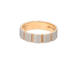 Load image into Gallery viewer, Platinum &amp; Rose Gold Ring  for Men JL PT 1123
