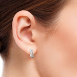 Load image into Gallery viewer, Designer Platinum &amp; Diamond Earrings for Women JL PT E BL-11   Jewelove.US
