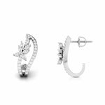 Load image into Gallery viewer, Designer Platinum &amp; Diamond Earrings for Women JL PT E BL-19   Jewelove.US
