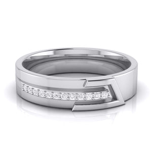 Platinum Diamond Couple Love Bands JL PT CB-6   Jewelove.US