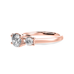 Load image into Gallery viewer, 50-Pointer Cushion Cut Solitaire Diamond 18K Rose Gold Ring JL AU 1231R-A   Jewelove.US
