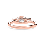 Load image into Gallery viewer, 50-Pointer Cushion Cut Solitaire Diamond 18K Rose Gold Ring JL AU 1231R-A   Jewelove.US
