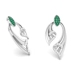 Load image into Gallery viewer, Designer Platinum Diamond Earrings for Women JL PT E NL8536   Jewelove.US
