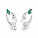 Load image into Gallery viewer, Designer Platinum Diamond Earrings for Women JL PT E NL8536   Jewelove.US
