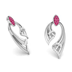 Load image into Gallery viewer, Designer Platinum Diamond Earrings for Women JL PT E NL8536   Jewelove.US
