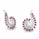 Load image into Gallery viewer, Designer Platinum Diamond Earrings for Women JL PT E NL8585   Jewelove.US
