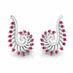 Load image into Gallery viewer, Designer Platinum Diamond Earrings for Women JL PT E NL8585   Jewelove.US
